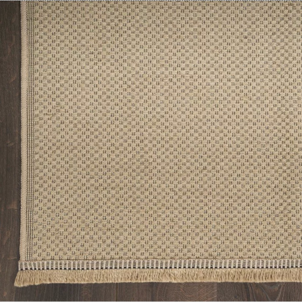 Nourison Washable Jute 2' x 6' Natural Runner Indoor Non-Slip Flatweave Rug- NWT - Picture 6 of 10